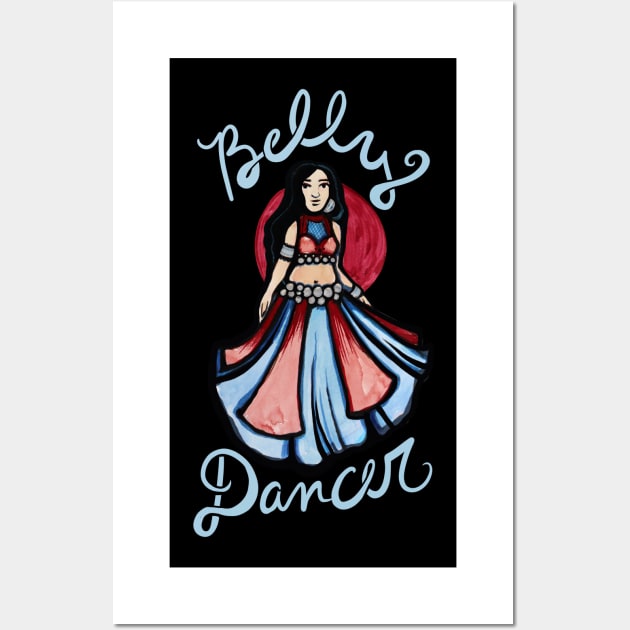 Belly Dancer Wall Art by bubbsnugg